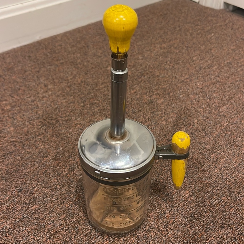 Vintage Hazel Atlas Food Chopper / Decor